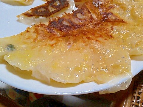 幼児食にもなる~♪簡単!白菜とチーズの焼餃子